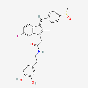 molecular formula C28H26FNO4S B15171843 C28H26Fno4S 