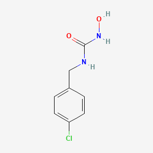 molecular formula C8H9ClN2O2 B15171873 N-[(4-Chlorophenyl)methyl]-N'-hydroxyurea CAS No. 919996-49-9