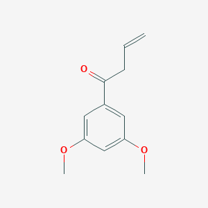 molecular formula C12H14O3 B15171877 1-(3,5-Dimethoxyphenyl)but-3-en-1-one CAS No. 917380-24-6