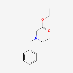molecular formula C13H19NO2 B1517188 Ethyl 2-[benzyl(ethyl)amino]acetate CAS No. 100618-39-1