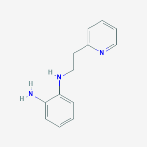 molecular formula C13H15N3 B1517189 N~1~-[2-(Pyridin-2-yl)ethyl]benzene-1,2-diamine CAS No. 115581-69-6