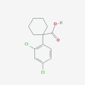 B1517190 1-(2,4-Dichlorophenyl)cyclohexane-1-carboxylic acid CAS No. 1039952-20-9