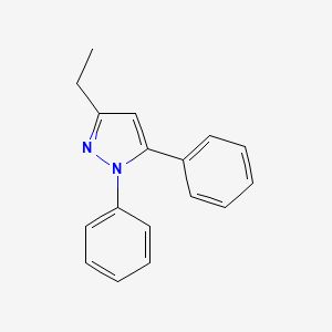 molecular formula C17H16N2 B15171977 3-ethyl-1,5-diphenyl-1H-Pyrazole 