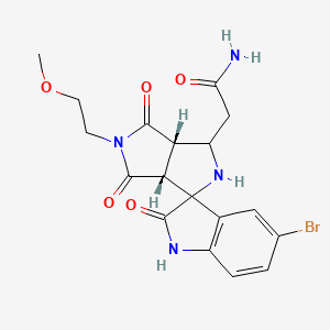 molecular formula C18H19BrN4O5 B15172104 C18H19BrN4O5 