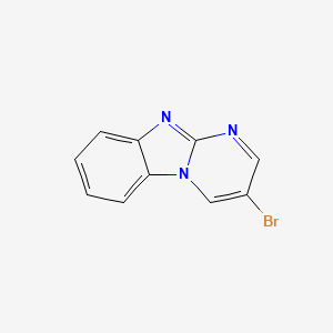 molecular formula C10H6BrN3 B1517212 3-溴吡咯并[1,2-a]苯并咪唑 CAS No. 1000932-35-3