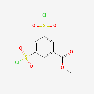 molecular formula C8H6Cl2O6S2 B15172147 Methyl 3,5-bis(chlorosulfonyl)benzoate CAS No. 918810-48-7
