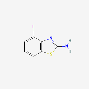 molecular formula C7H5IN2S B1517221 4-碘苯并[d]噻唑-2-胺 CAS No. 1039326-79-8