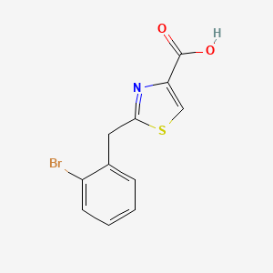 2-[(2-Bromophenyl)methyl]-1,3-thiazole-4-carboxylic acid