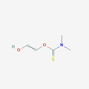 molecular formula C5H9NO2S B15172258 O-(2-Hydroxyethenyl) dimethylcarbamothioate CAS No. 919477-05-7