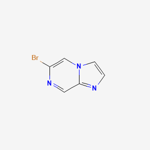 molecular formula C6H4BrN3 B1517230 6-Bromoimidazo[1,2-a]pyrazine CAS No. 912773-24-1