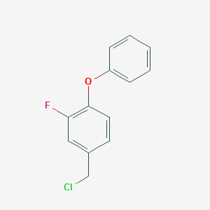 4-(Chloromethyl)-2-fluoro-1-phenoxybenzene