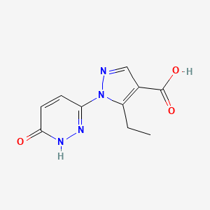 5-ethyl-1-(6-hydroxypyridazin-3-yl)-1H-pyrazole-4-carboxylic acid