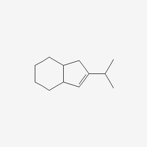 molecular formula C12H20 B15172355 2-(Propan-2-yl)-3a,4,5,6,7,7a-hexahydro-1H-indene CAS No. 919104-82-8