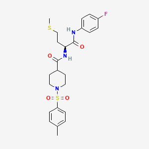 molecular formula C24H30FN3O4S2 B15172358 C24H30FN3O4S2 