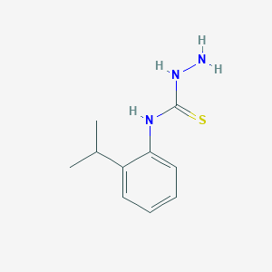 molecular formula C10H15N3S B1517242 3-Amino-1-[2-(propan-2-yl)phenyl]thiourea CAS No. 1039924-20-3
