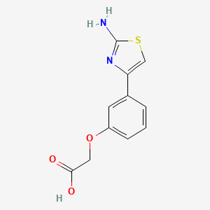 2-[3-(2-amino-4-thiazolyl)phenoxy]Acetic acid