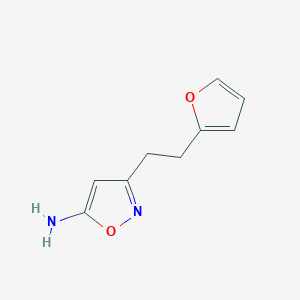 3-[2-(Furan-2-yl)ethyl]-1,2-oxazol-5-amine