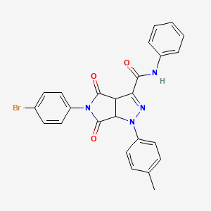 molecular formula C25H19BrN4O3 B15172528 C25H19BrN4O3 