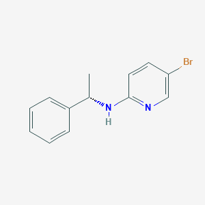 5-bromo-N-[(1S)-1-phenylethyl]pyridin-2-amine