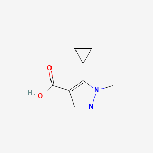 B1517262 5-cyclopropyl-1-methyl-1H-pyrazole-4-carboxylic acid CAS No. 1092394-30-3