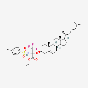 molecular formula C39H58F3NO5S B15172637 C39H58F3NO5S 