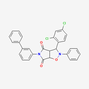 molecular formula C29H20Cl2N2O3 B15172646 C29H20Cl2N2O3 