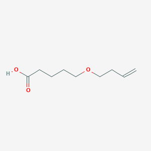 molecular formula C9H16O3 B1517269 5-(But-3-en-1-yloxy)pentanoic acid CAS No. 1039945-25-9