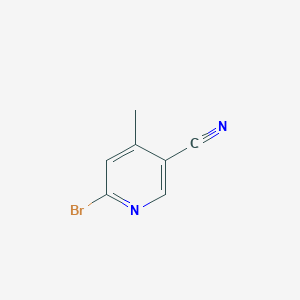 molecular formula C7H5BrN2 B1517274 2-Bromo-5-cyano-4-picoline CAS No. 1003711-35-0
