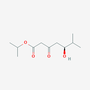 molecular formula C11H20O4 B15172741 propan-2-yl (5S)-5-hydroxy-6-methyl-3-oxoheptanoate CAS No. 918442-20-3
