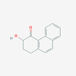 molecular formula C14H12O2 B15172744 3-Hydroxy-2,3-dihydrophenanthren-4(1H)-one CAS No. 922186-26-3