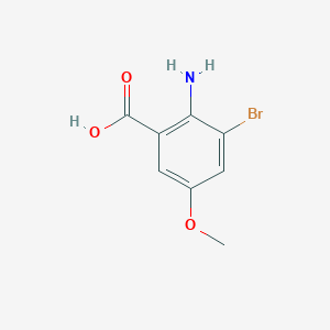 2-Amino-3-bromo-5-methoxybenzoic acid