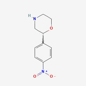 molecular formula C10H12N2O3 B15172772 (2r)-2-(4-Nitrophenyl)morpholine CAS No. 920802-60-4