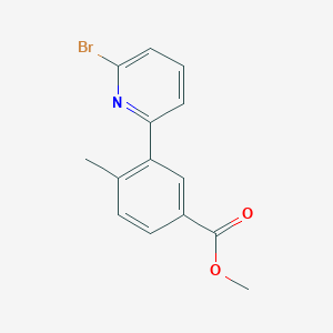 Methyl 3-(6-bromopyridin-2-yl)-4-methylbenzoate