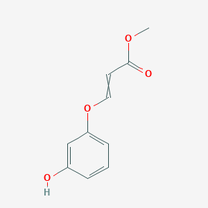 molecular formula C10H10O4 B15172853 Methyl 3-(3-hydroxyphenoxy)prop-2-enoate CAS No. 917872-66-3