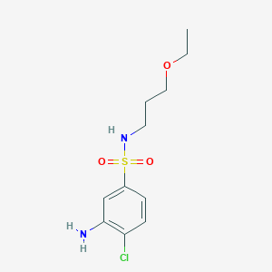 3-Amino-4-chloro-N-(3-ethoxypropyl)-benzenesulfonamide