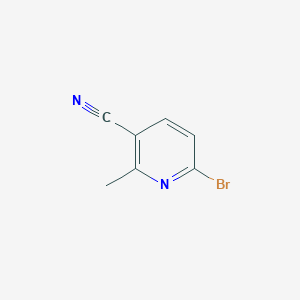molecular formula C7H5BrN2 B1517302 6-Bromo-2-methylnicotinonitrile CAS No. 1003711-39-4