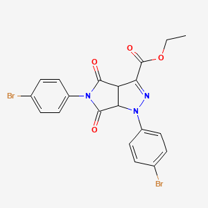 molecular formula C20H15Br2N3O4 B15173103 C20H15Br2N3O4 