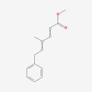 molecular formula C14H16O2 B15173108 Methyl 4-methyl-6-phenylhexa-2,4-dienoate CAS No. 921617-40-5