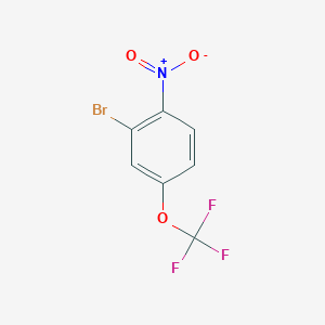 molecular formula C7H3BrF3NO3 B1517311 2-Bromo-4-(trifluoromethoxy)nitrobenzene CAS No. 1003708-31-3