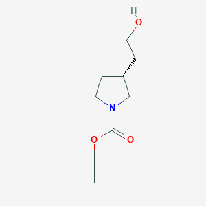 molecular formula C11H21NO3 B1517315 (3R)-1-Boc-3-(2-hydroxyethyl)pyrrolidine CAS No. 1212182-03-0