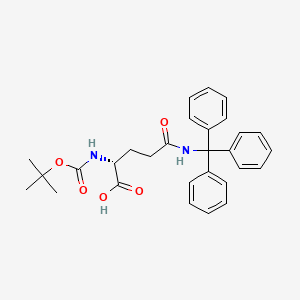 molecular formula C29H32N2O5 B1517319 Boc-D-Gln(Trt)-OH CAS No. 210750-95-1