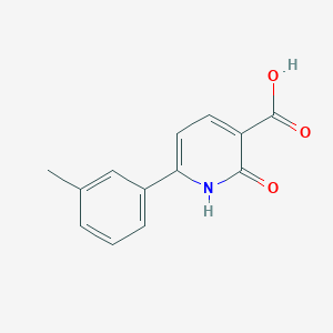 6-(3-Methylphenyl)-2-oxo-1,2-dihydropyridine-3-carboxylic acid