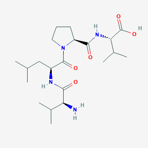 molecular formula C21H38N4O5 B15173371 L-Valyl-L-leucyl-L-prolyl-L-valine CAS No. 918424-35-8