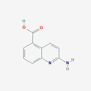 molecular formula C10H8N2O2 B1517341 2-Aminoquinoline-5-carboxylic acid CAS No. 496806-75-8