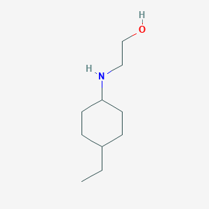 molecular formula C10H21NO B1517344 2-[(4-Ethylcyclohexyl)amino]ethan-1-ol CAS No. 1092300-65-6