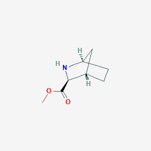molecular formula C8H13NO2 B1517358 (1R, 3S, 4S)-2-Aza-bicyclo[2.2.1]heptane-3-carboxylic acid methyl ester CAS No. 1499193-74-6