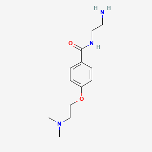 molecular formula C13H21N3O2 B15173584 N-(2-Aminoethyl)-4-[2-(dimethylamino)ethoxy]benzamide CAS No. 919771-97-4