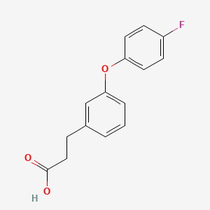 3-[3-(4-Fluorophenoxy)phenyl]propanoic acid