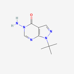 5-amino-1-tert-butyl-1,5-dihydro-4H-pyrazolo[3,4-d]pyrimidin-4-one