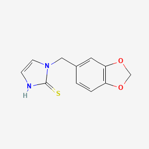 1-(1,3-benzodioxol-5-ylmethyl)-1H-imidazole-2-thiol